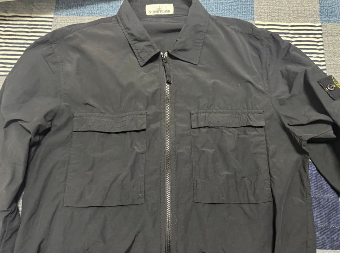 스톤 아일랜드 20ss 나슬란 오버셔츠 블랙 상품이미지3