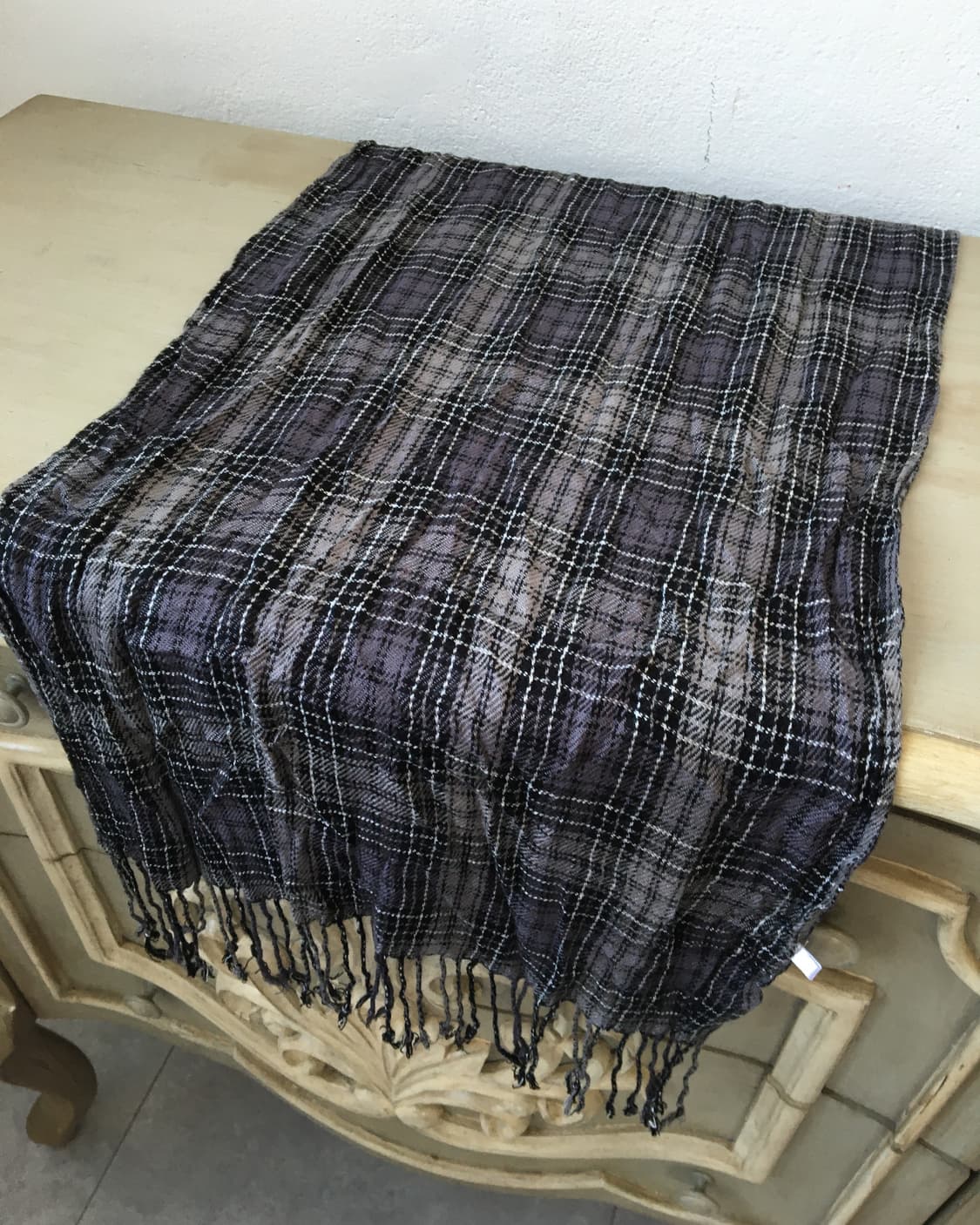 check pattern scarf 상품이미지2