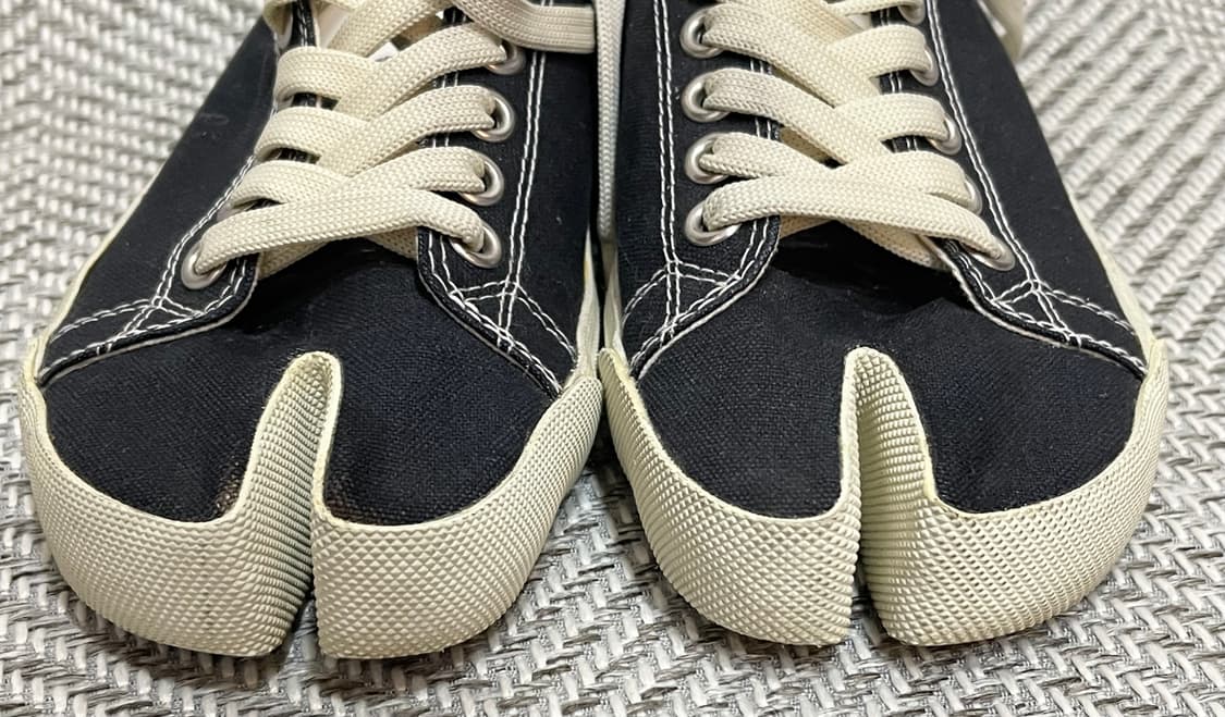 Maison Margiela 마르지엘라 타비 캔버스 로우 블랙/36.5 상품이미지5