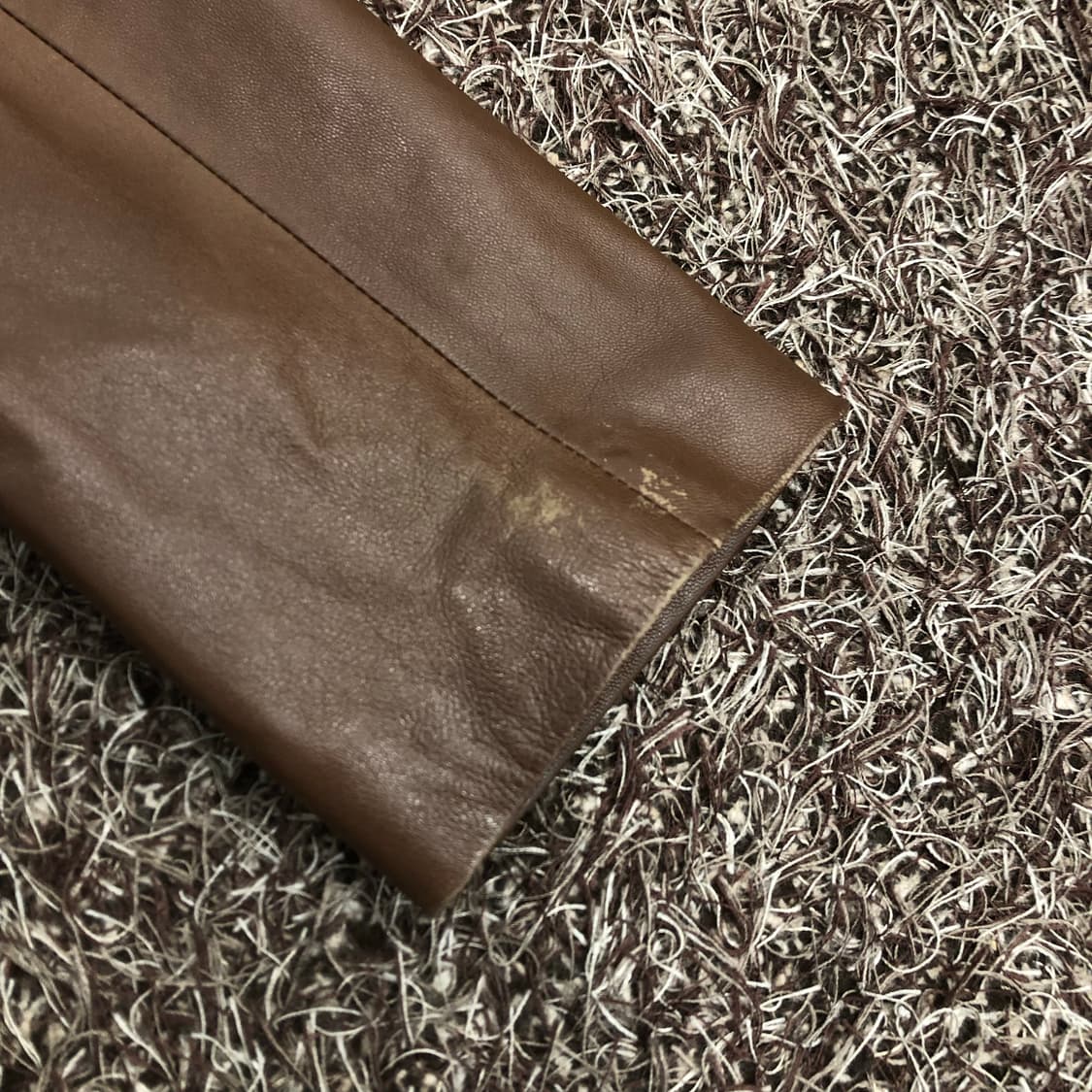 송지오 양가죽 바이커 레더 가죽 자켓 상품이미지4