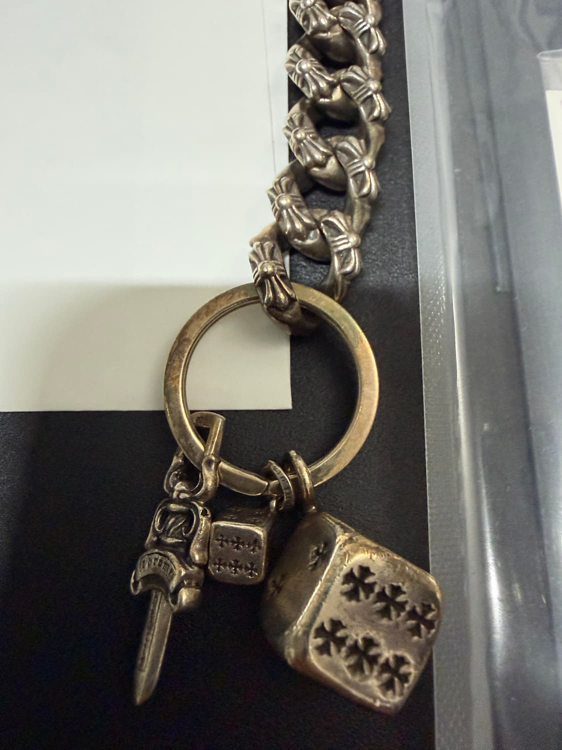 크롬하츠 대거 펜시 키링 5링크 (다이스참 커스텀) 상품이미지2