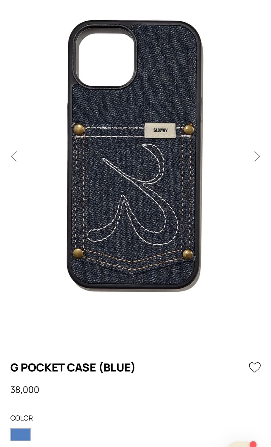 GLOWNY 글로니 아이폰13미니 데님케이스  상품이미지1