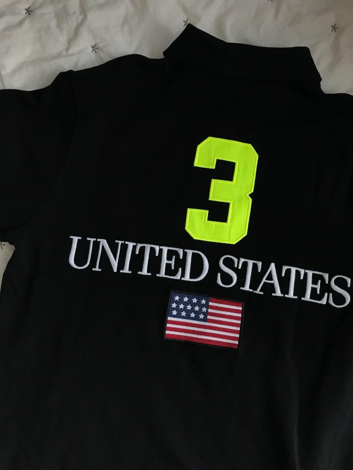 폴로랄프로렌 치프키프 빅포니 USA 블랙 형광포니 카라 반팔티 상품이미지2