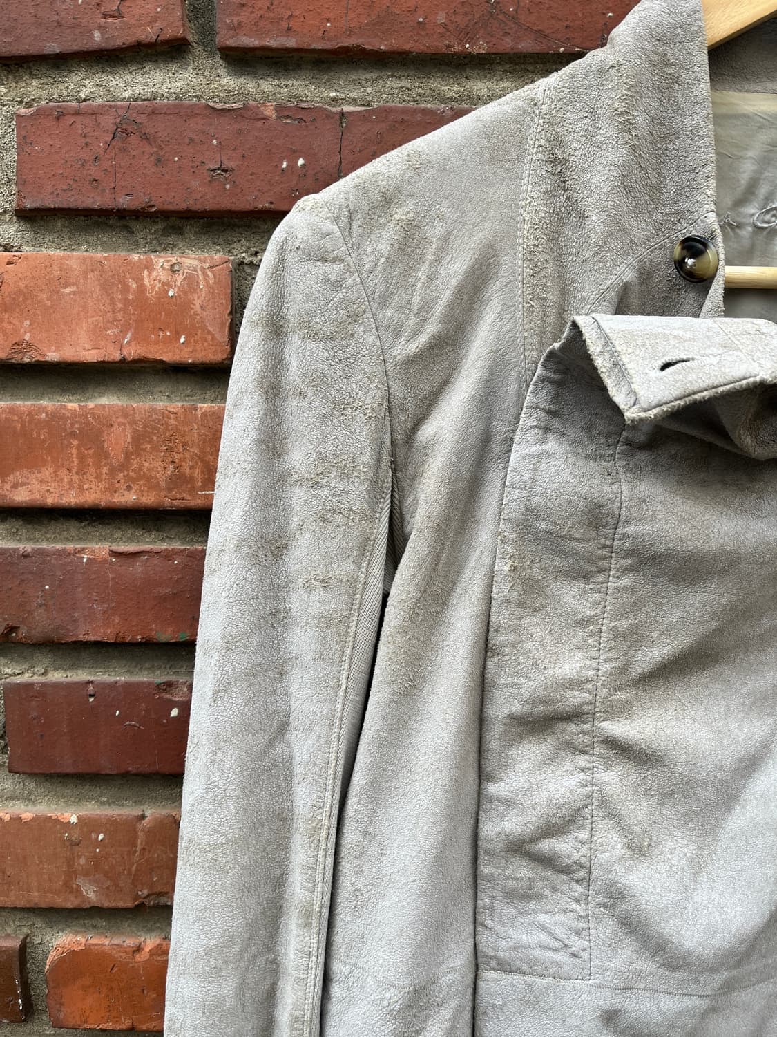 릭오웬스 사선 양가죽 자켓 상품이미지4