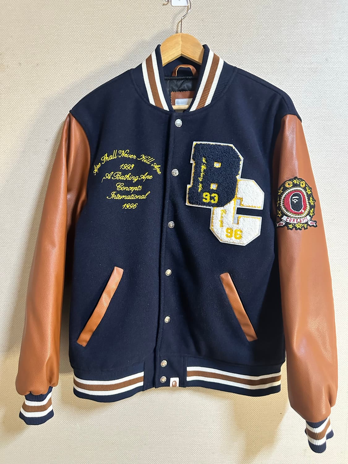 Bape x Concept Varsity Jacket 상품이미지2