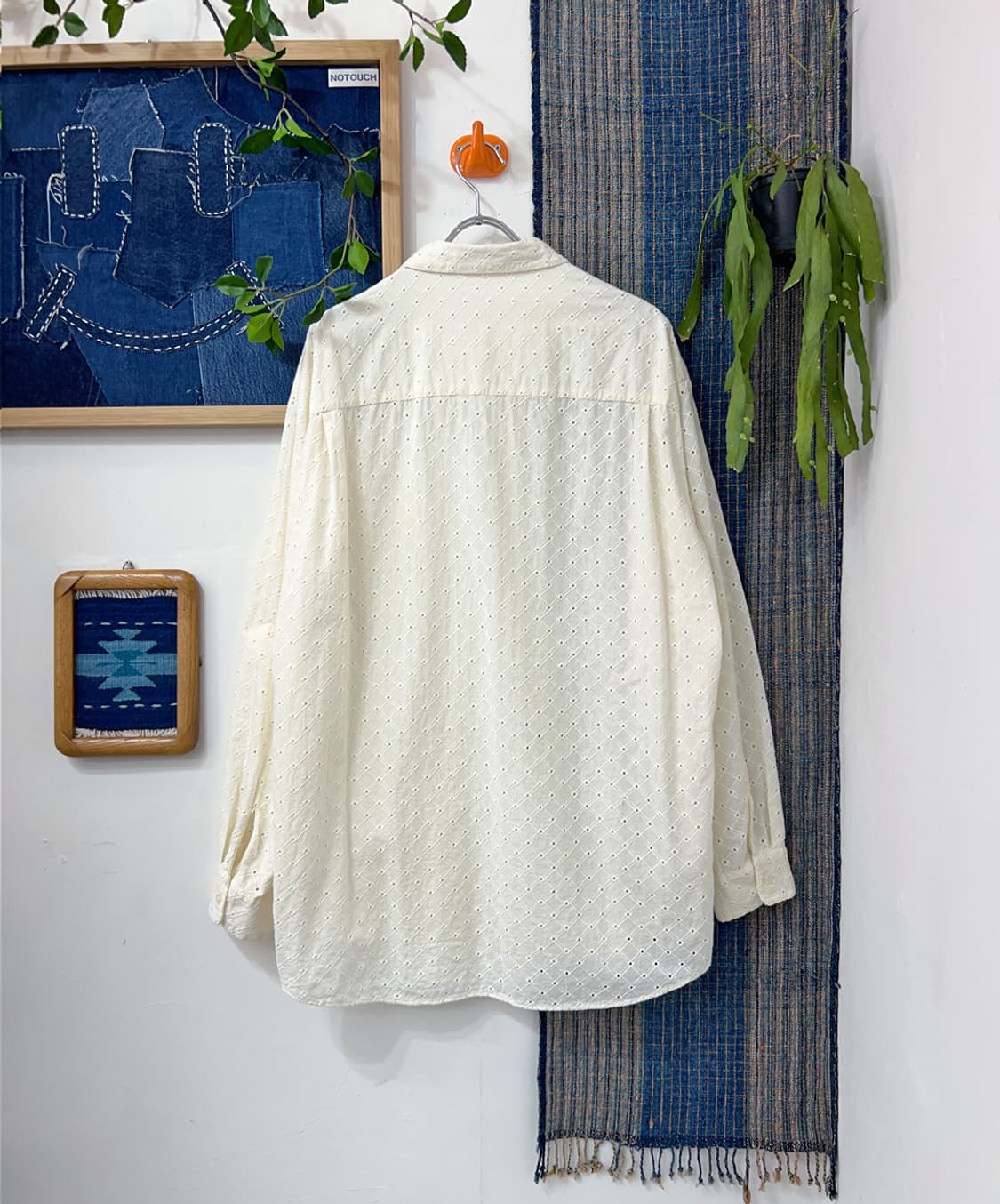 Embroidered Cotton Eyelet Shirt 상품이미지2