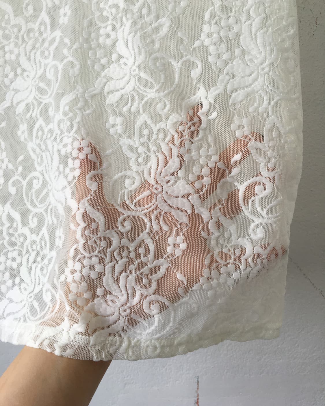 Ornement pattern lace t shirt 상품이미지5