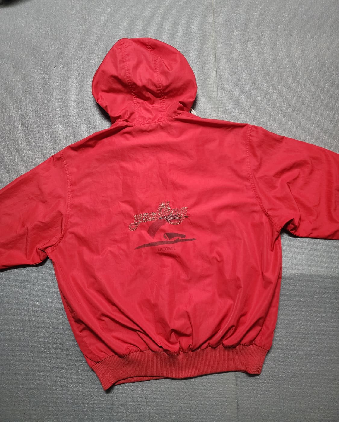 90's 빈티지 서광 라코스테 후드 바람막이 자켓 상품이미지4