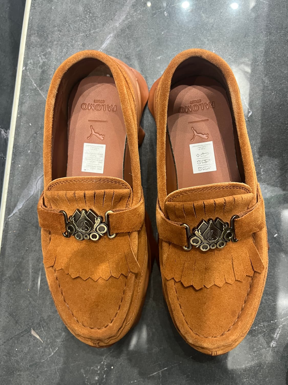 Puma& palomo spain 스웨이드  로퍼 티크 상품이미지2