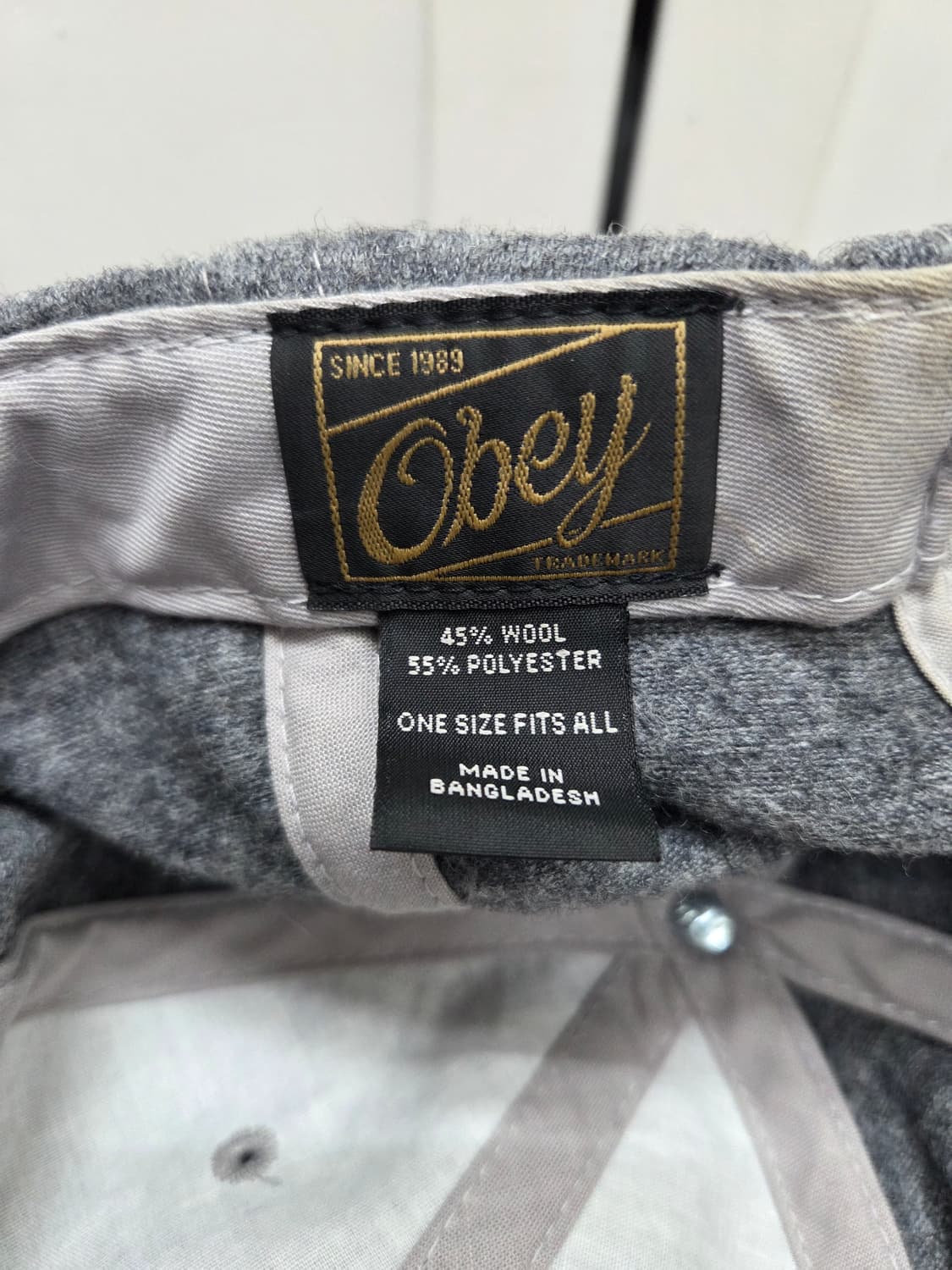 오베이 로고 스냅백 상품이미지6