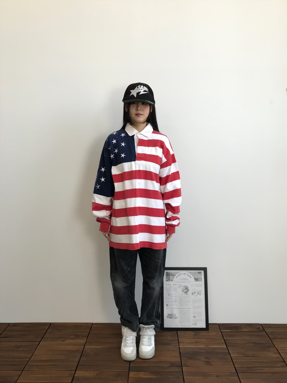 Barbarian USA Flag Rugby Shirt 상품이미지1