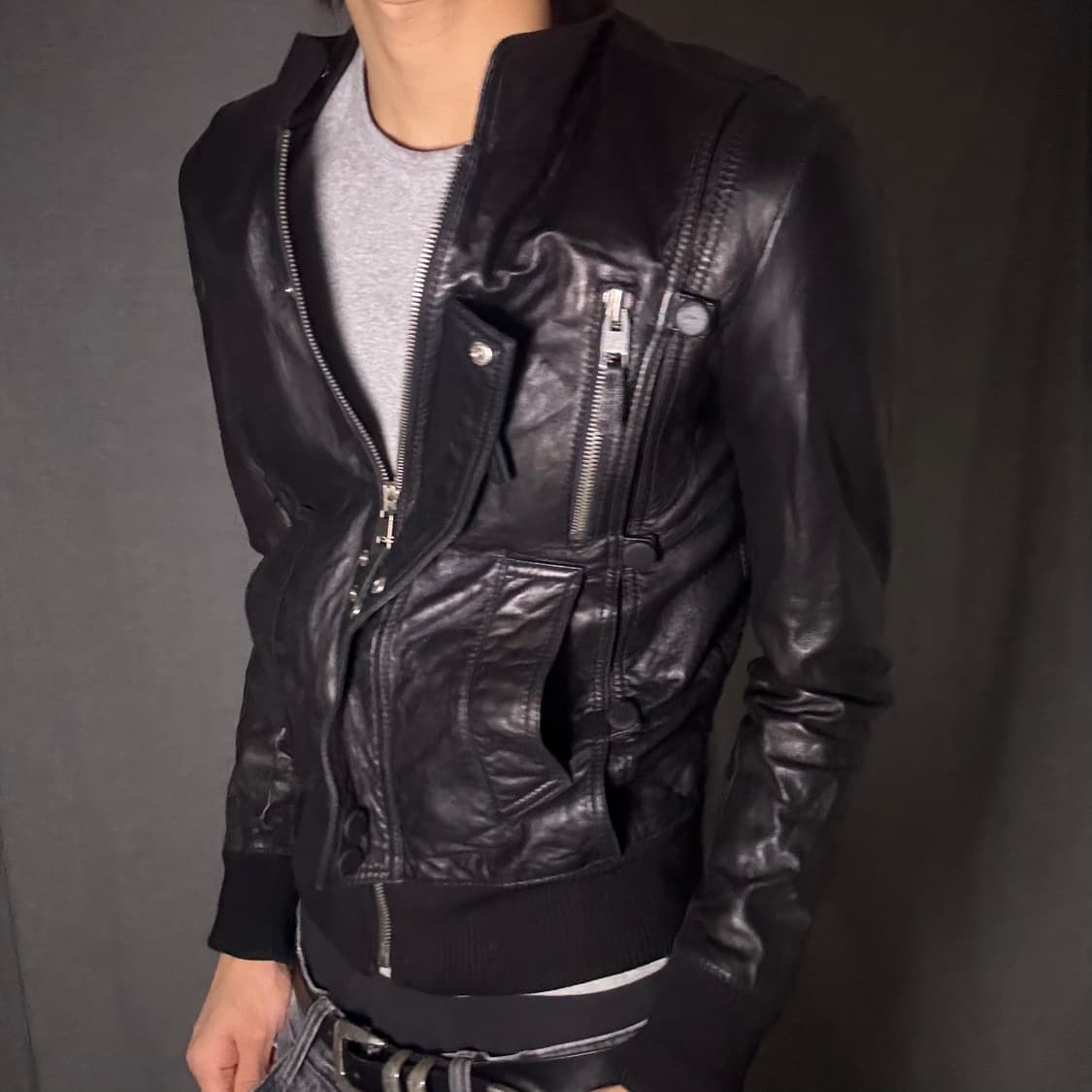 양가죽 봄버 자켓 상품이미지4