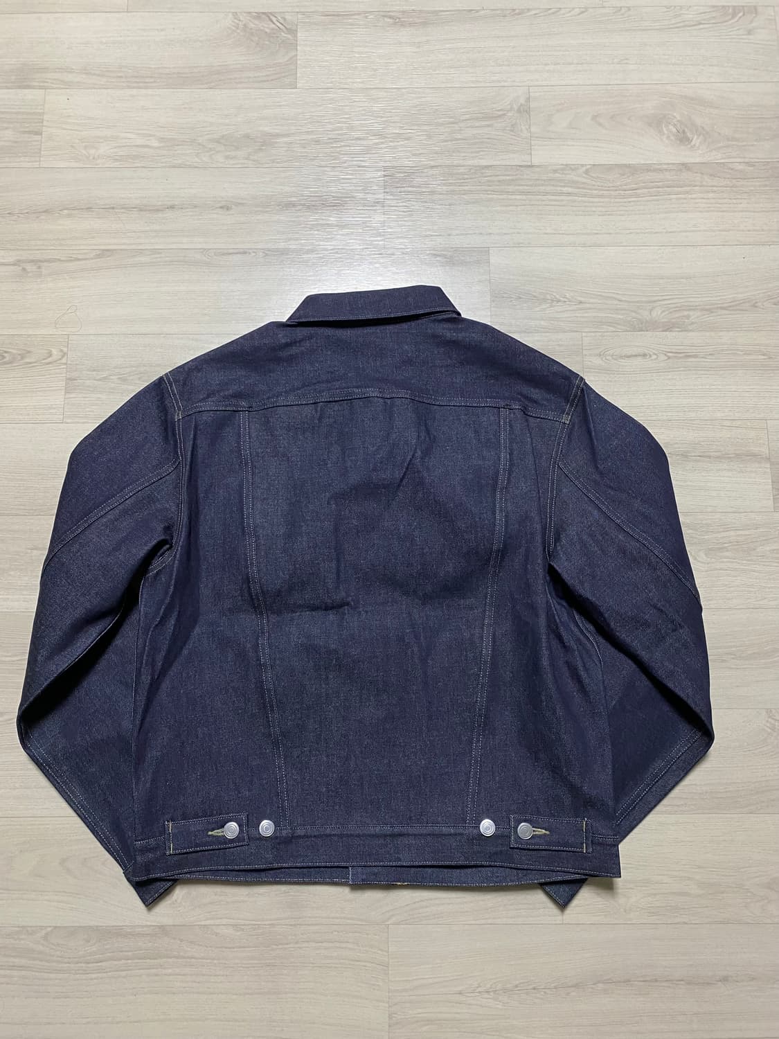 ODS 올리브드랩서비스 페이크 트러커 자켓 인디고 M사이즈 상품이미지3