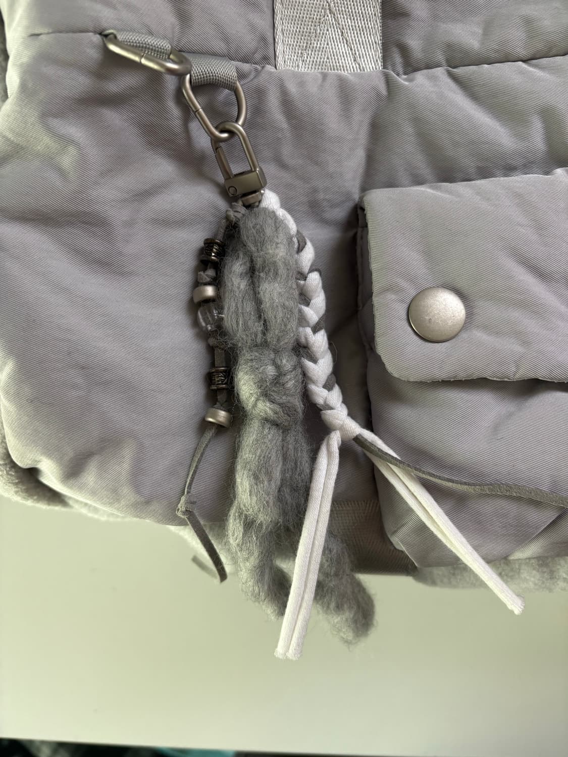 텐스댄스 파히섬 HEART BIG BAG_LIGHT GRAY  상품이미지4