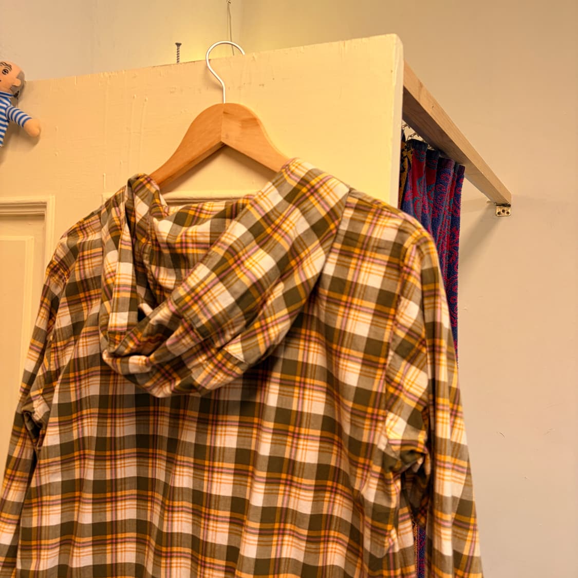 오리지널 마드라스 트레이딩 컴퍼니 체크 후드 원피스 상품이미지6