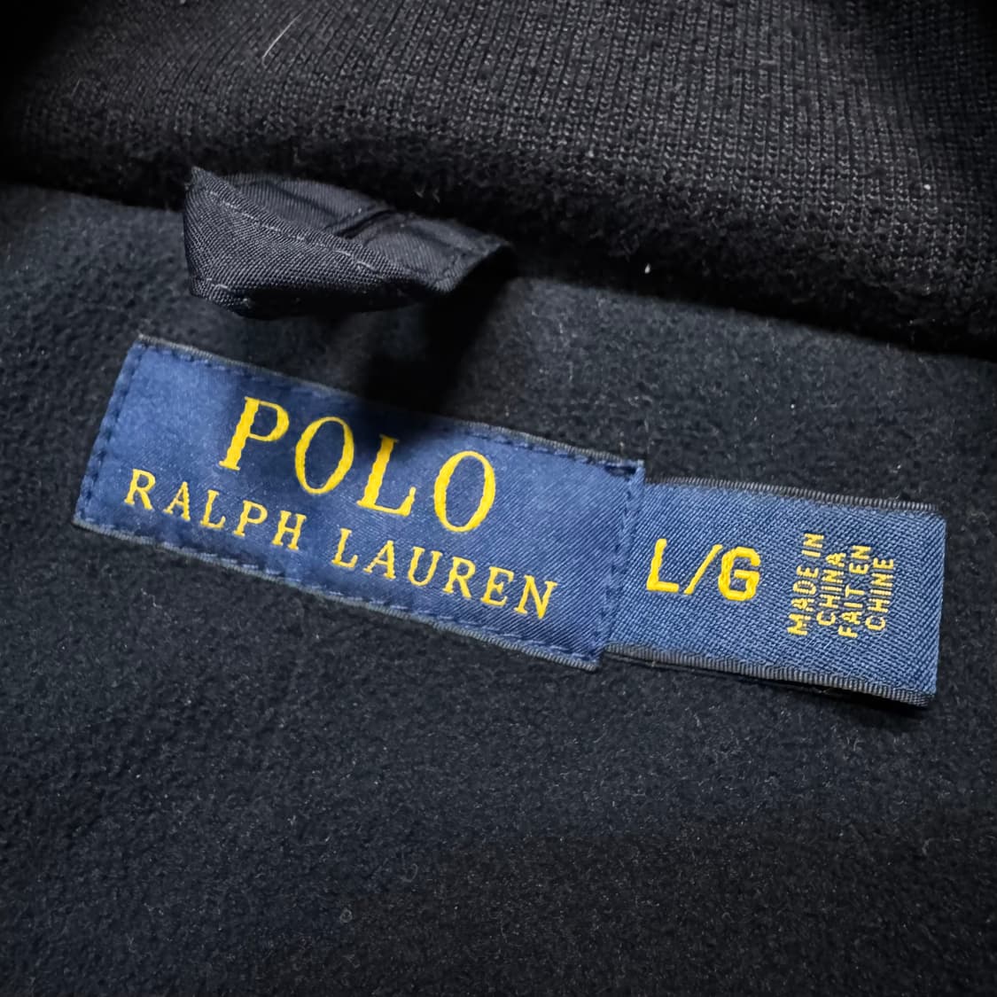 Name : 폴로 랄프로렌 시그니처로고 네이비컬러 페리자켓 :)  상품이미지3