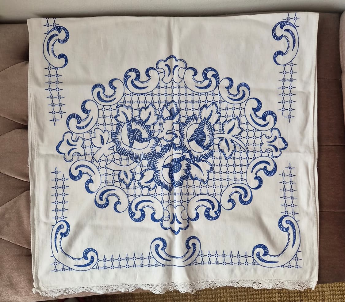 유럽수입 자수 테이블러너 소파커버 상품이미지2