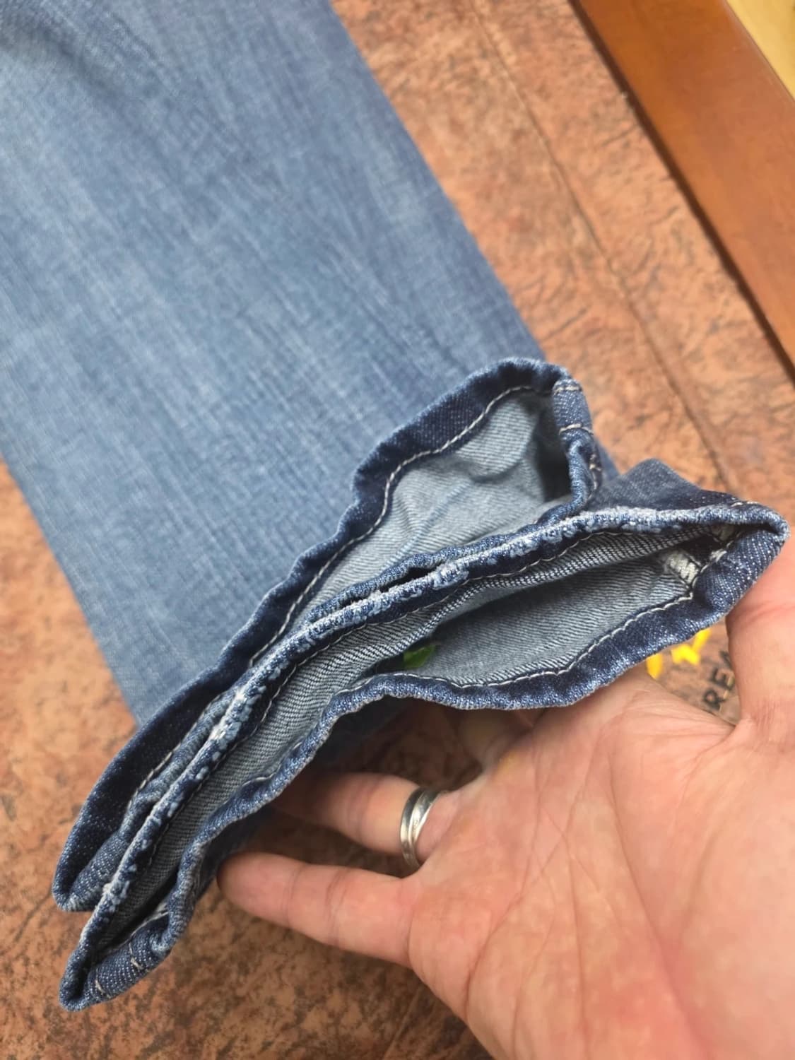 MISS ME 미스미 로루라이즈 부츠컷 데님 팬츠 25 상품이미지4