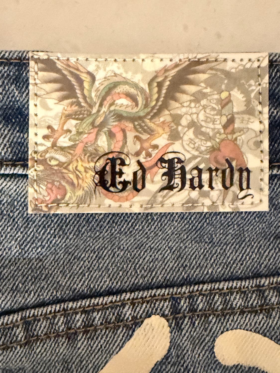 에드하디 ed hardy 데님 스커트 청치마 상품이미지5