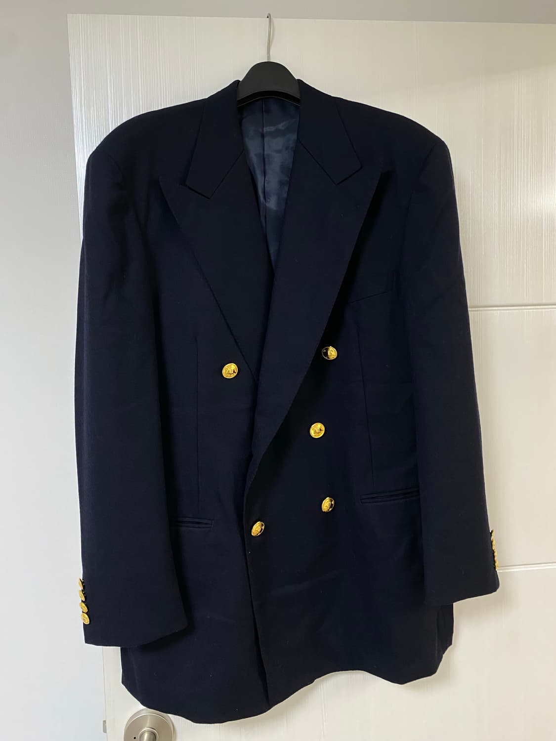 폴로 랄프로렌 네이비 금장 더블 자켓 상품이미지1