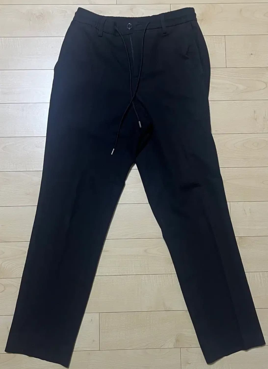 리버클래시 밴딩 슬랙스 블랙 상품이미지1