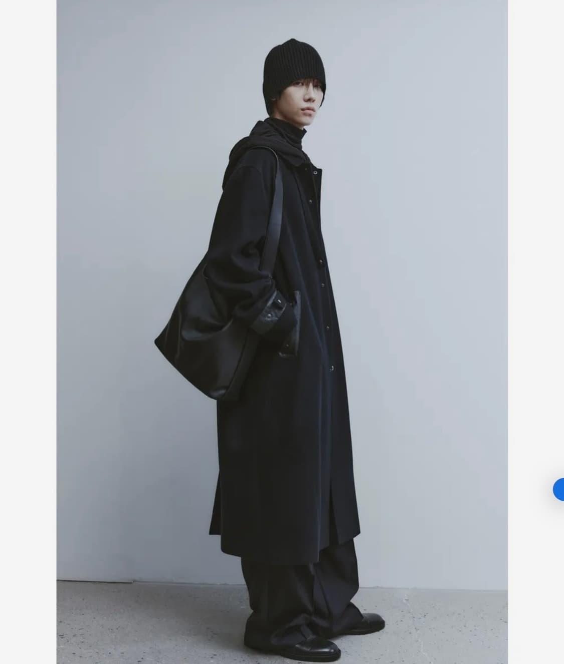 Youth - Snap Single Coat - Black M 상품이미지1