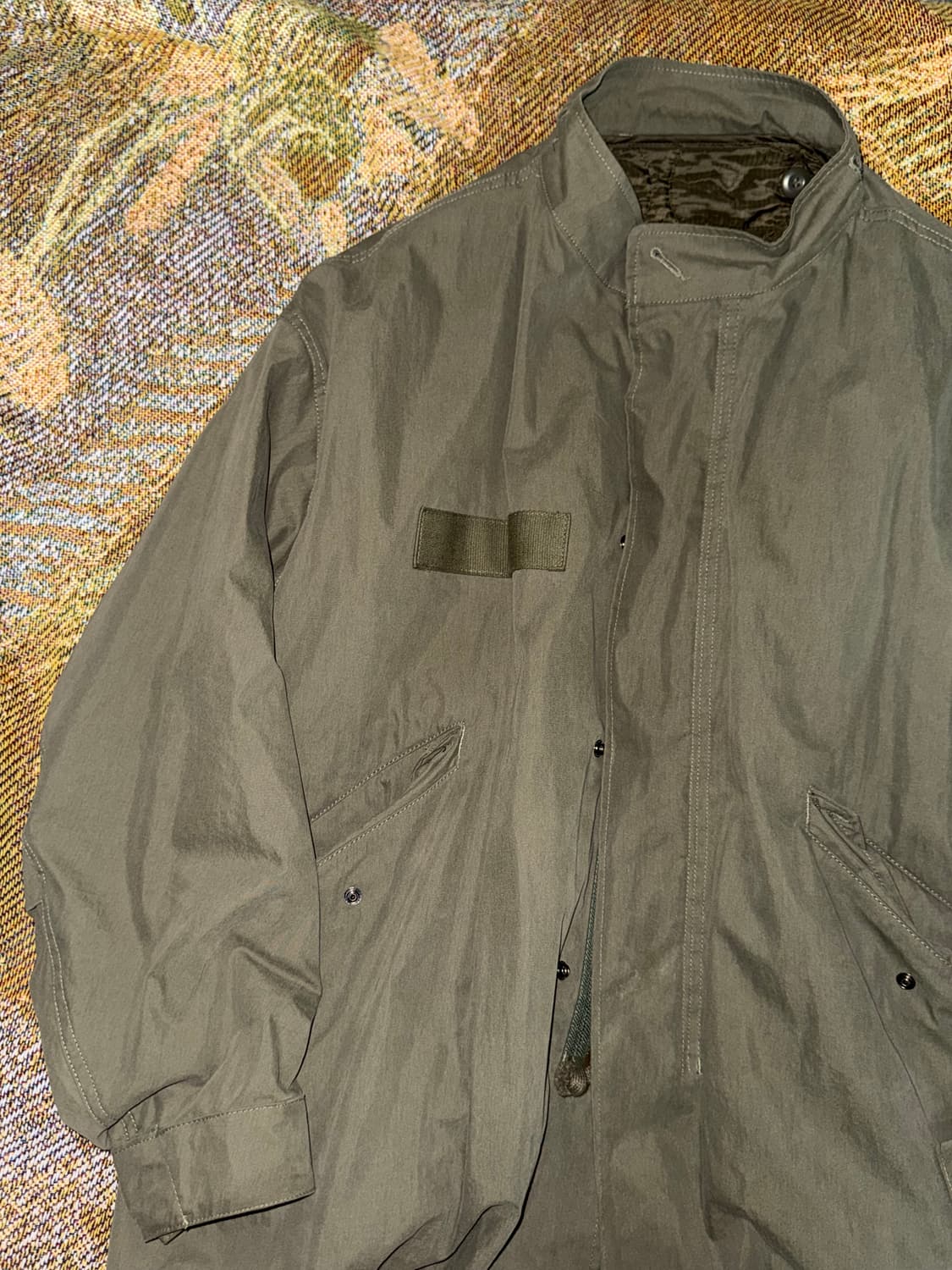 프릭스 스토어 숏 m65 외피,내피 완제품 올리브 그린 판매 상품이미지3