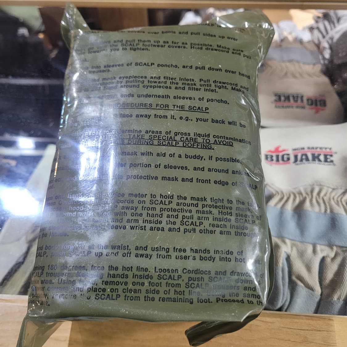 미 빈티지 액체 방호용 오염 방지복/초경량 우비 상품이미지6