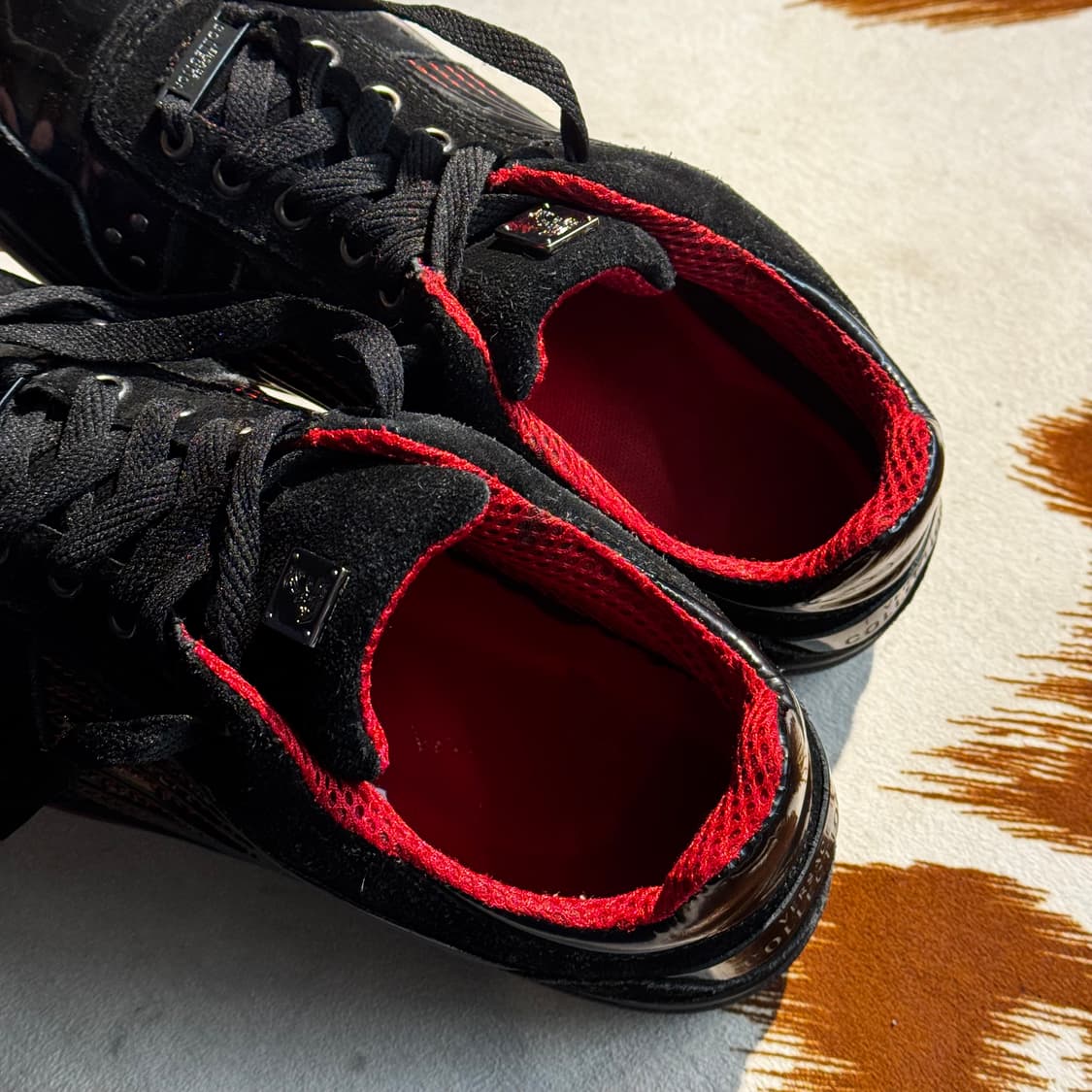 베르사체 컬렉션 스웨이드 스니커즈 44 (285) 상품이미지7