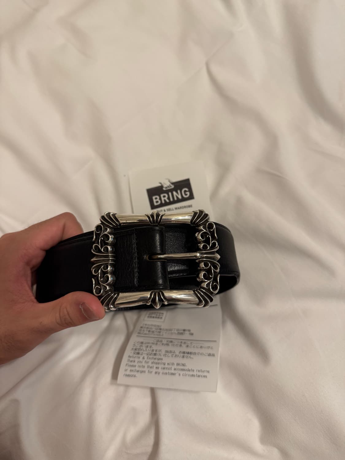 [36]크롬하츠 필리그리 벨트 1.5인치 상품이미지1