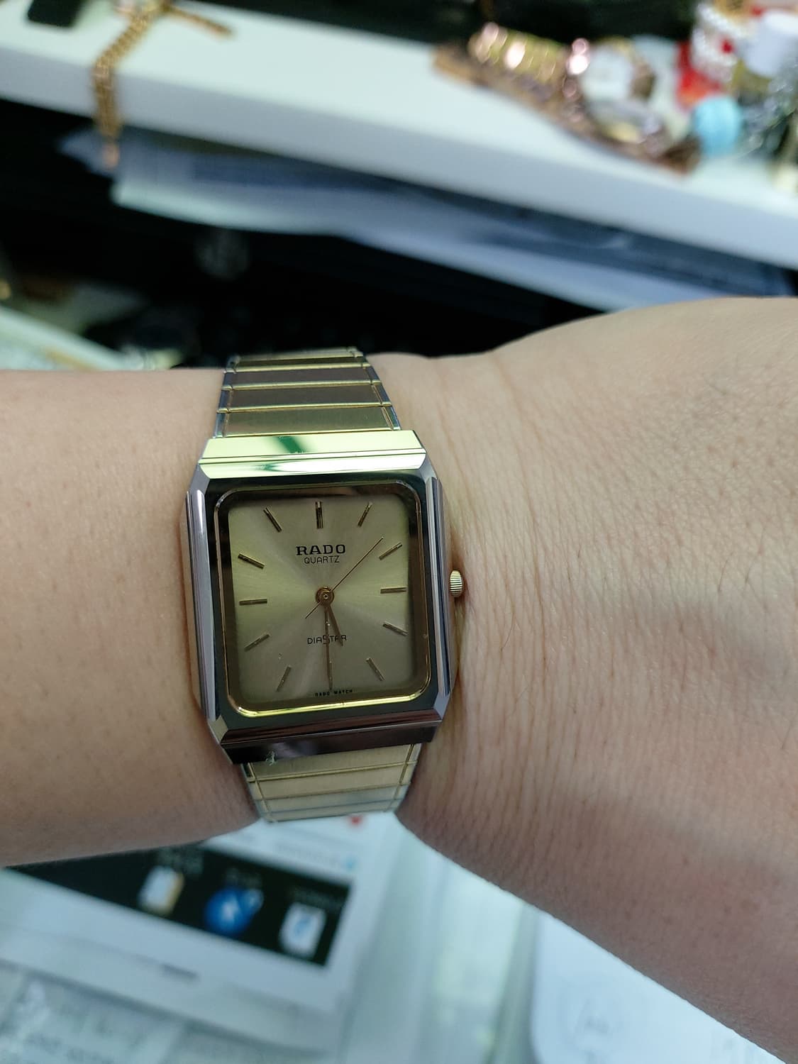 라도 빈티지 텅스텐 금장 시계  상품이미지4