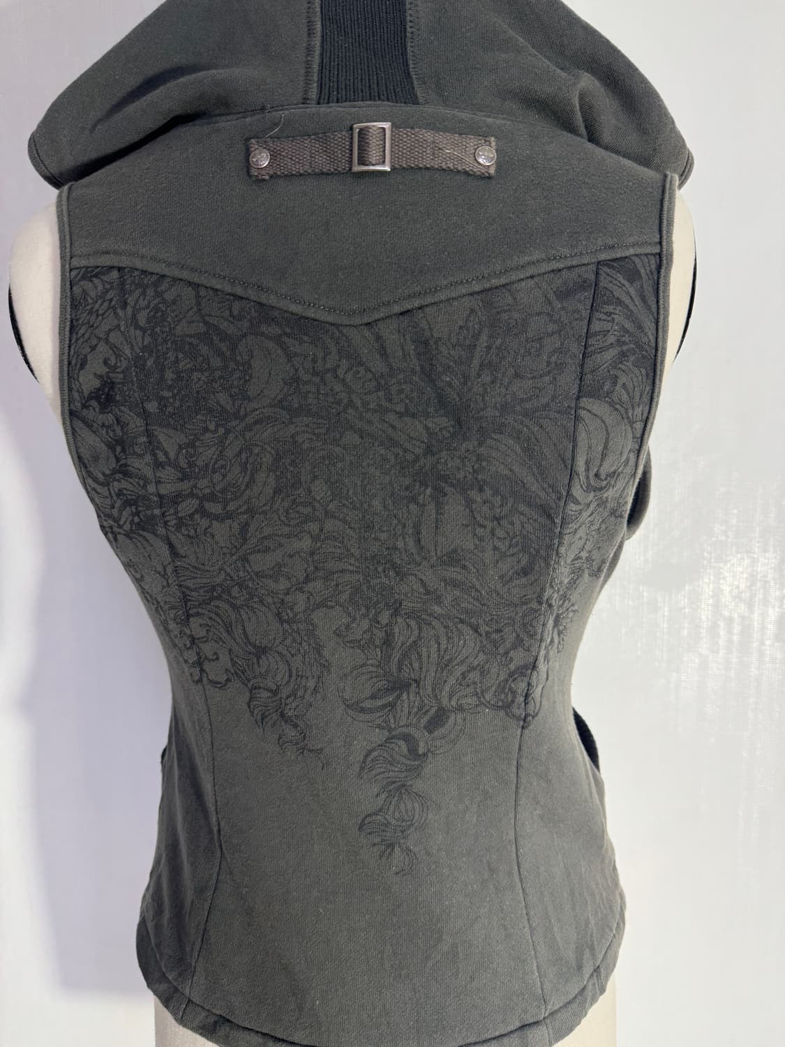 Ozz croce 후드 베스트 y2k vkei gothic 오즈온 상품이미지8