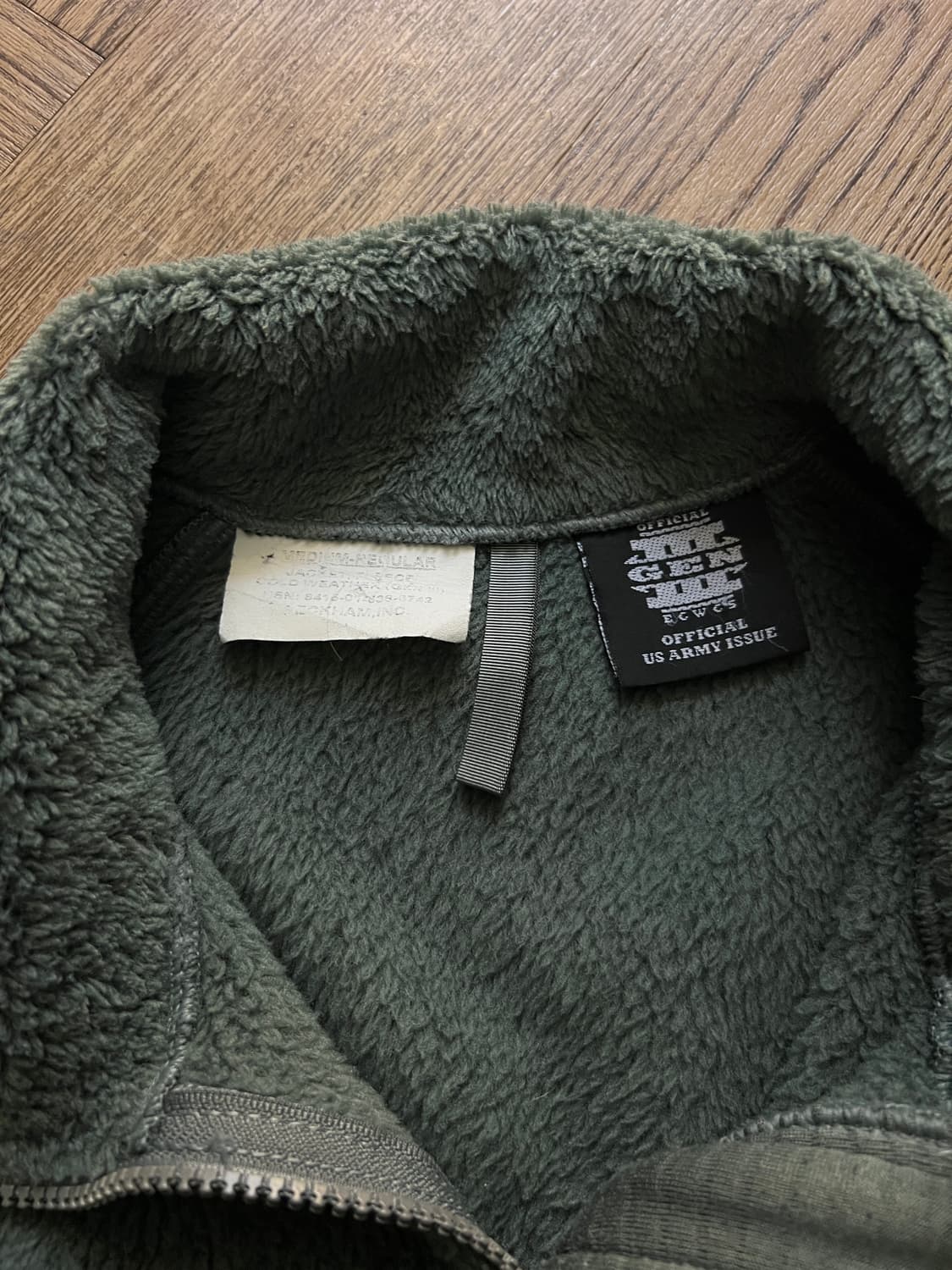 [M]오리지널 U.S ARMY 미 육군 젠3 플리스 자켓 상품이미지2