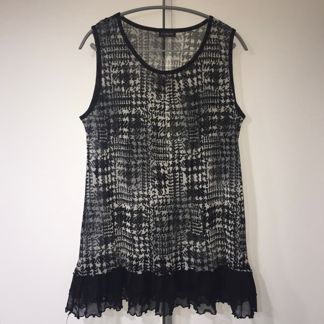 Ft.collection 시스루 괴짜 레이어드 프릴 레이스 갸루 원피스 상품이미지4