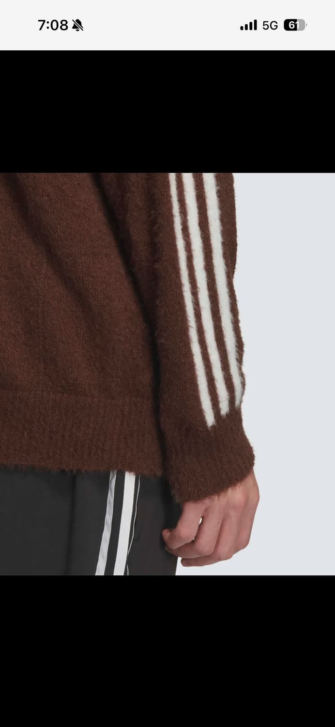 아디다스 니트 트랙탑 브라운 상품이미지2