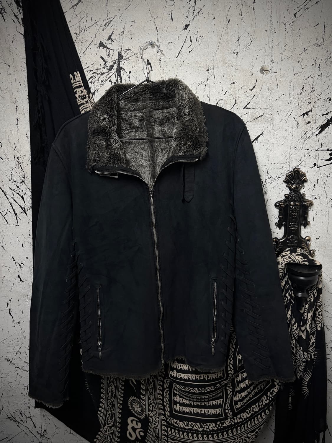 Navy vintage jacket 상품이미지1