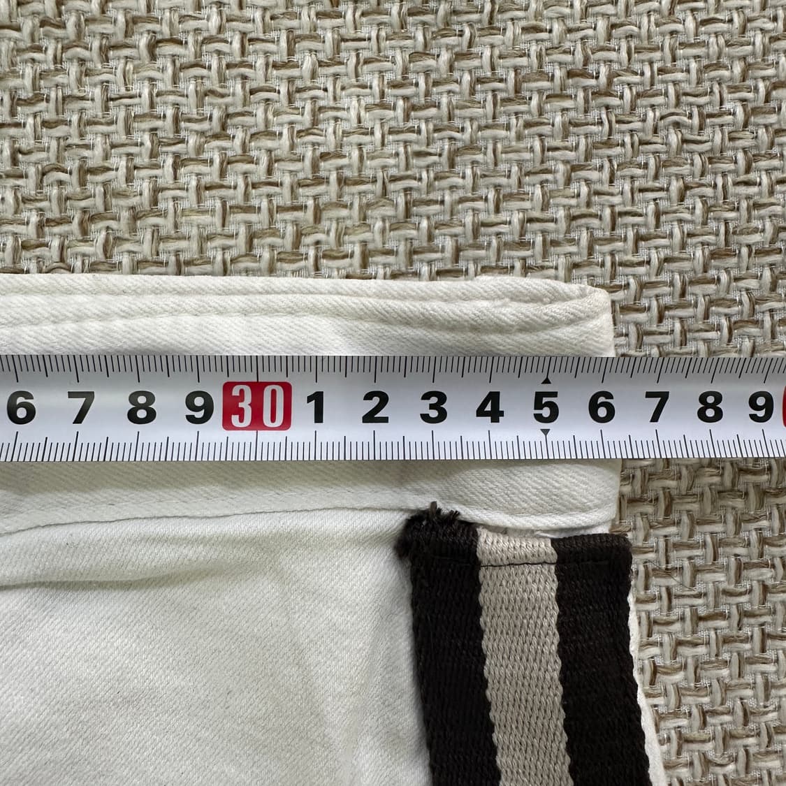 실측확인 화이트 여성용 팬츠 0326D 상품이미지6