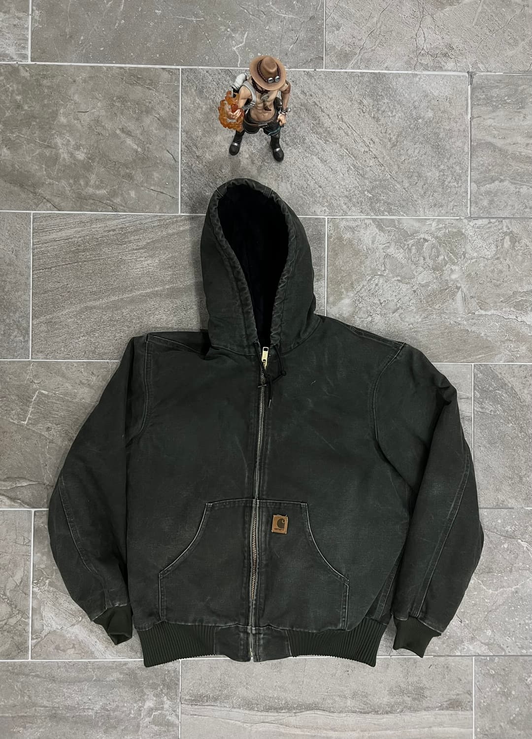 (M) 칼하트 후드 덕 액티브 자켓 J130 MOS 모스그린 상품이미지1