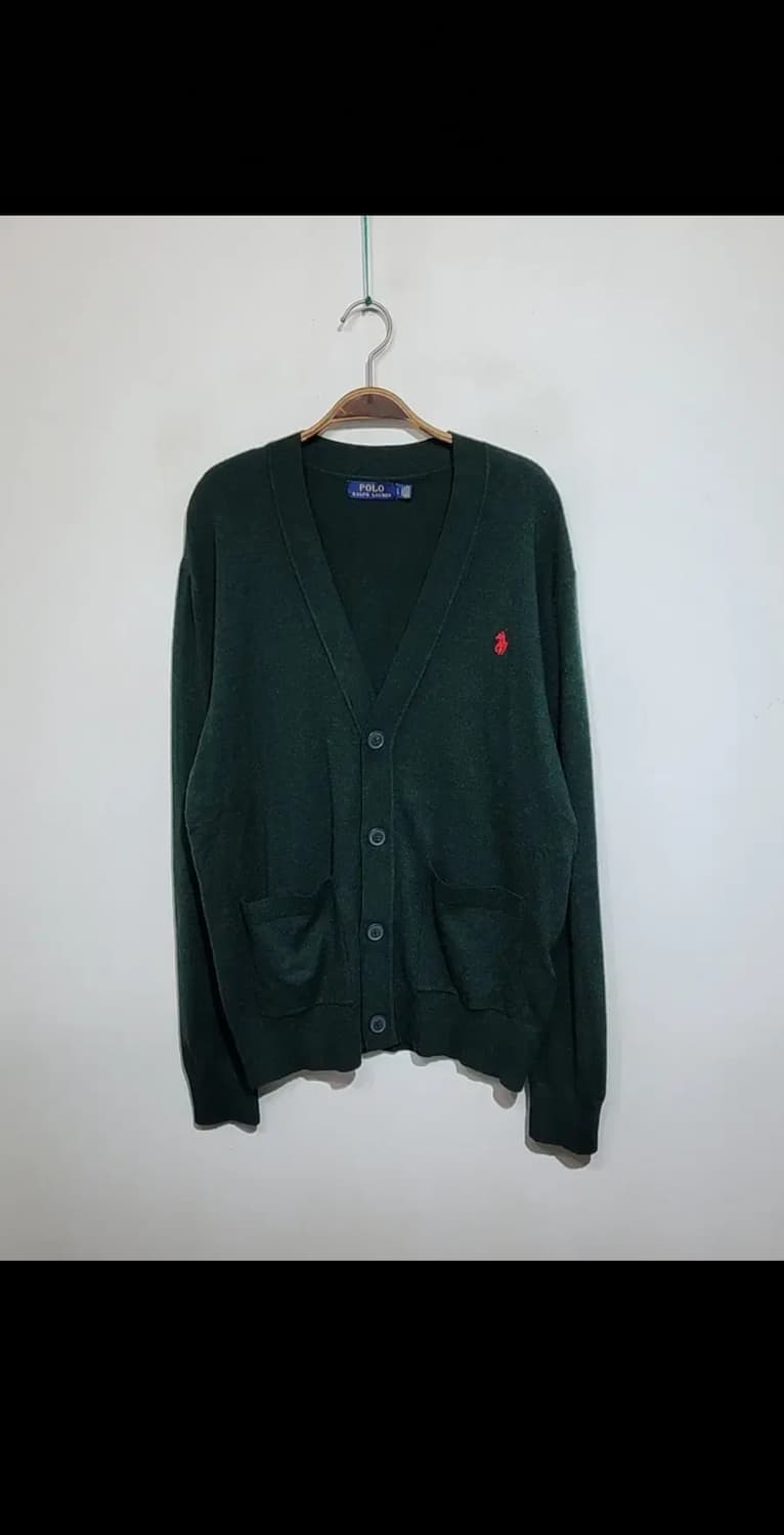 (L) 랄프로렌 폴로 브이넥 가디건 포켓 캐주얼  상품이미지1