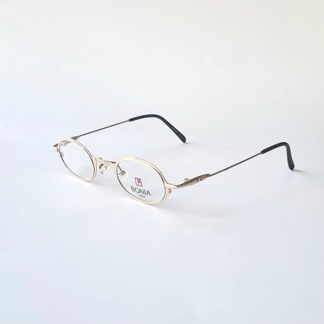 데드스탁 BONIA 빈티지 무드 미니멀 오벌 메탈 안경테 상품이미지3