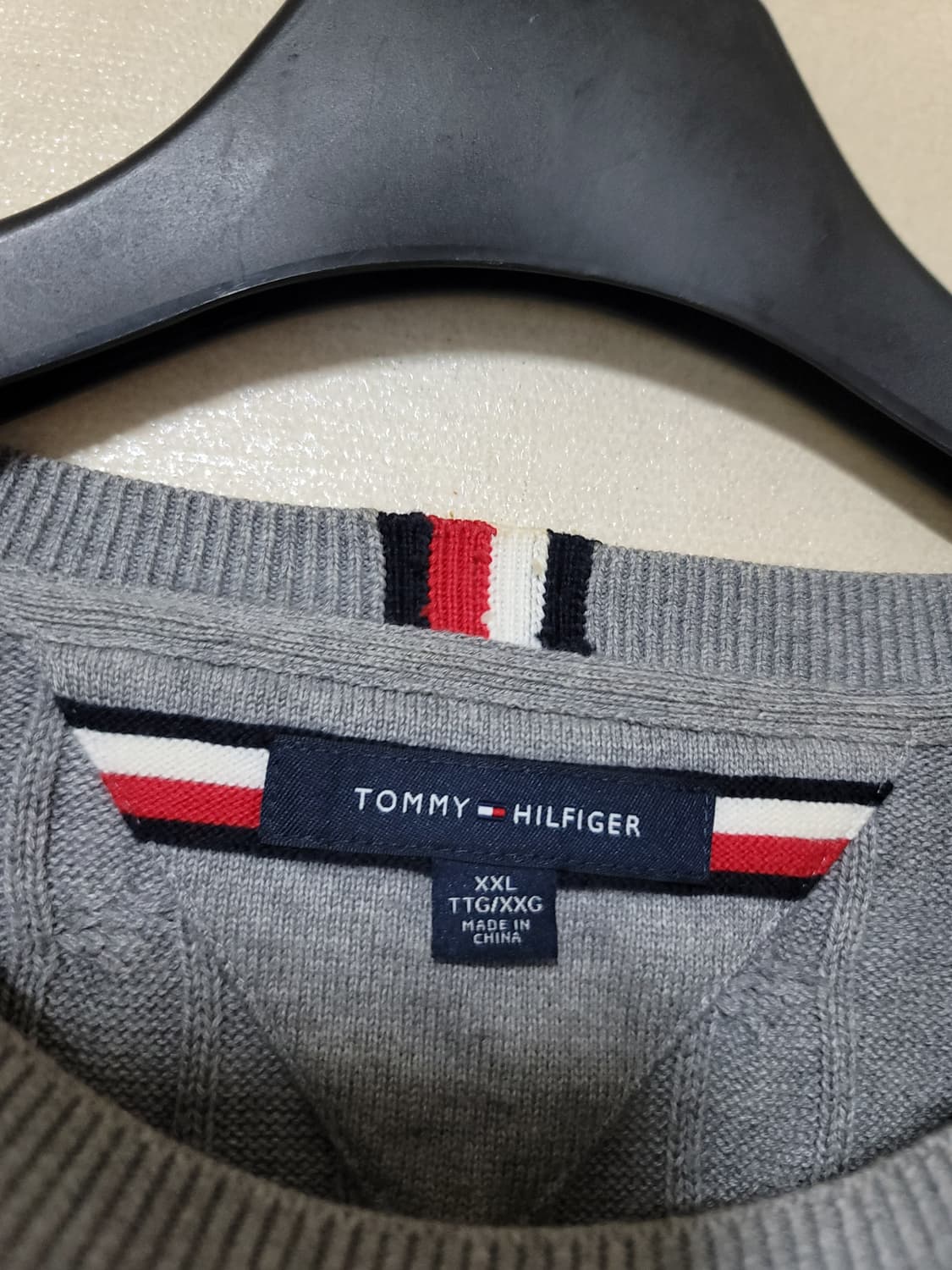 빅사이즈(XXL) 타미힐피거 케이블 코튼니트 상품이미지4