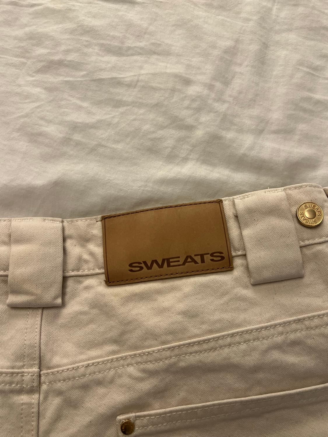 SWEATSCOLLECTIVE 에크루 워크웨어 쇼츠 M 상품이미지9