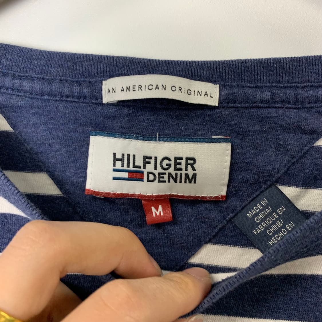 타미힐피거 단가라 스트라이프 롱 슬리브 상품이미지5