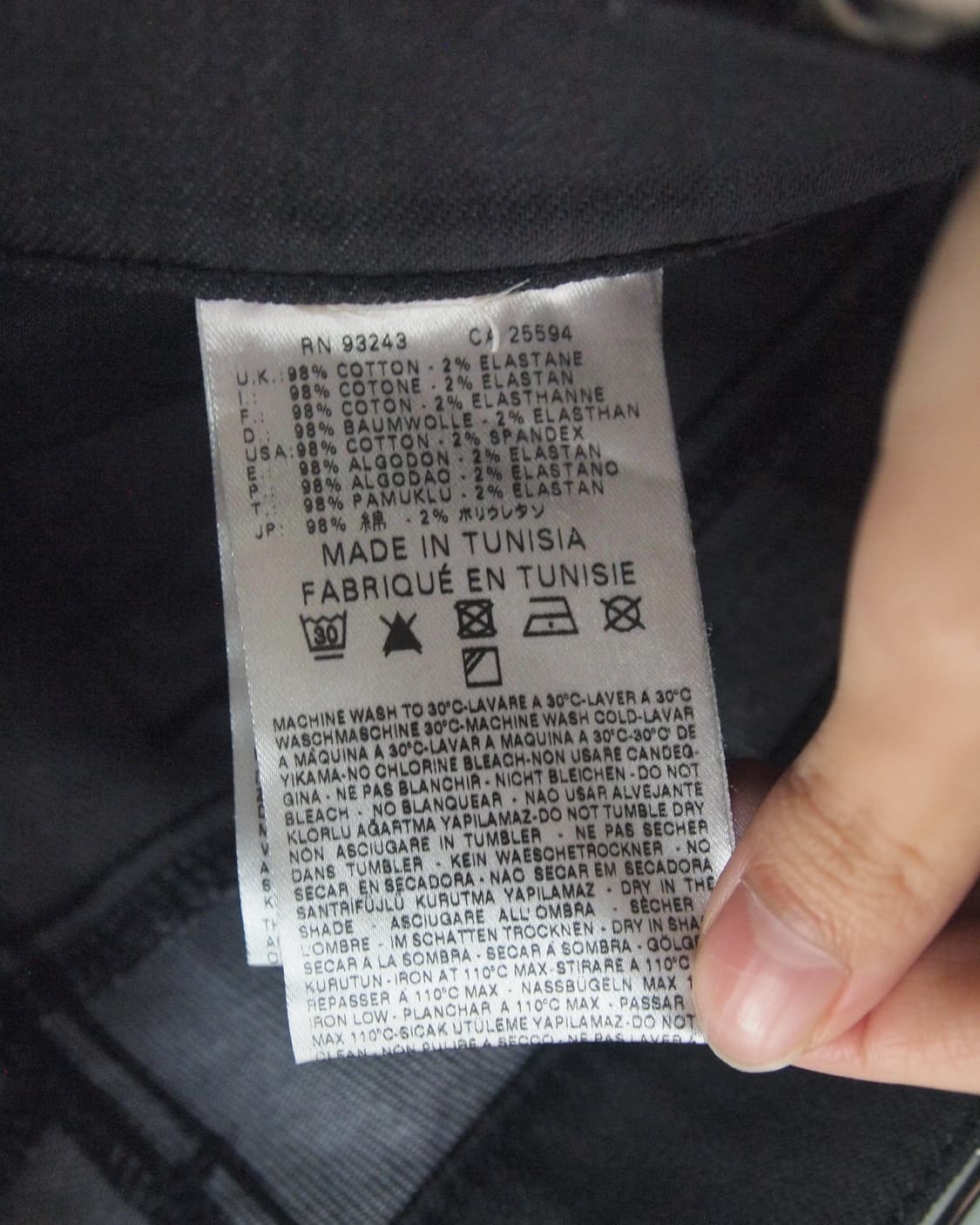 new* [26] 디젤 로우라이즈 왁스 코팅진 상품이미지10