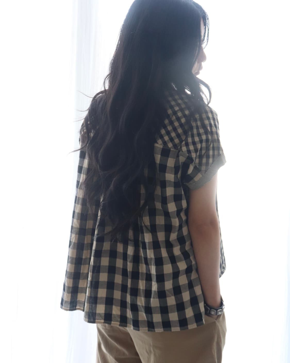 [Beams Heart] Gingham Check Shirt 상품이미지2