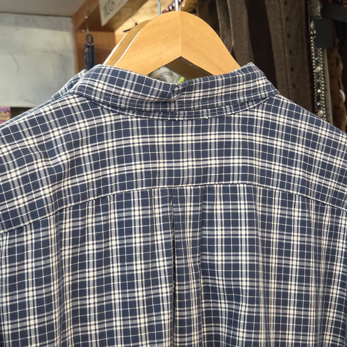 폴로 랄프로렌 네이비 체크 셔츠 상품이미지6
