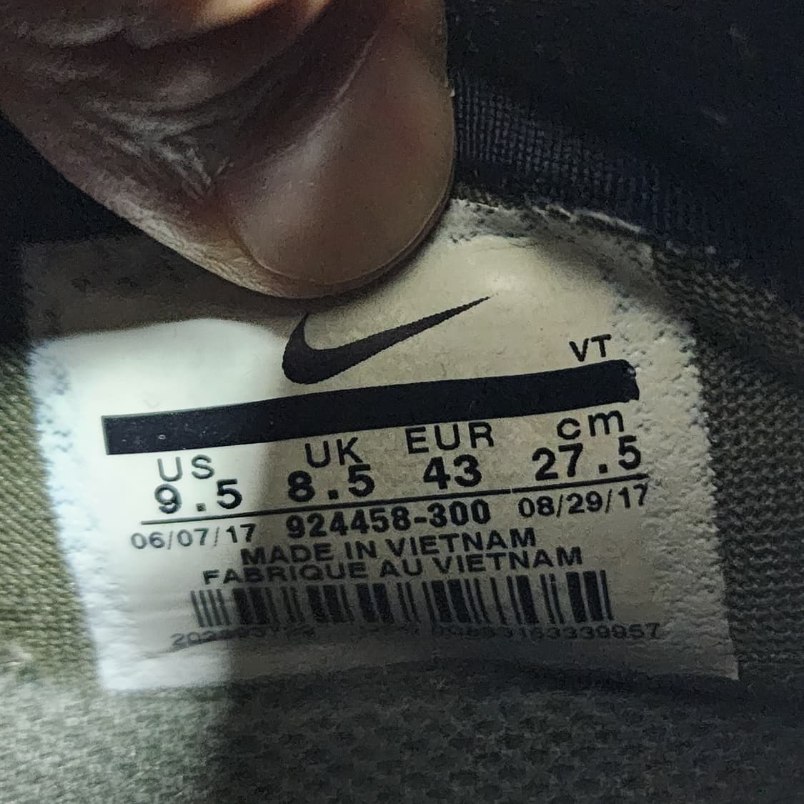 나이키 에어맥스 90 카키/블랙 275mm 상품이미지4