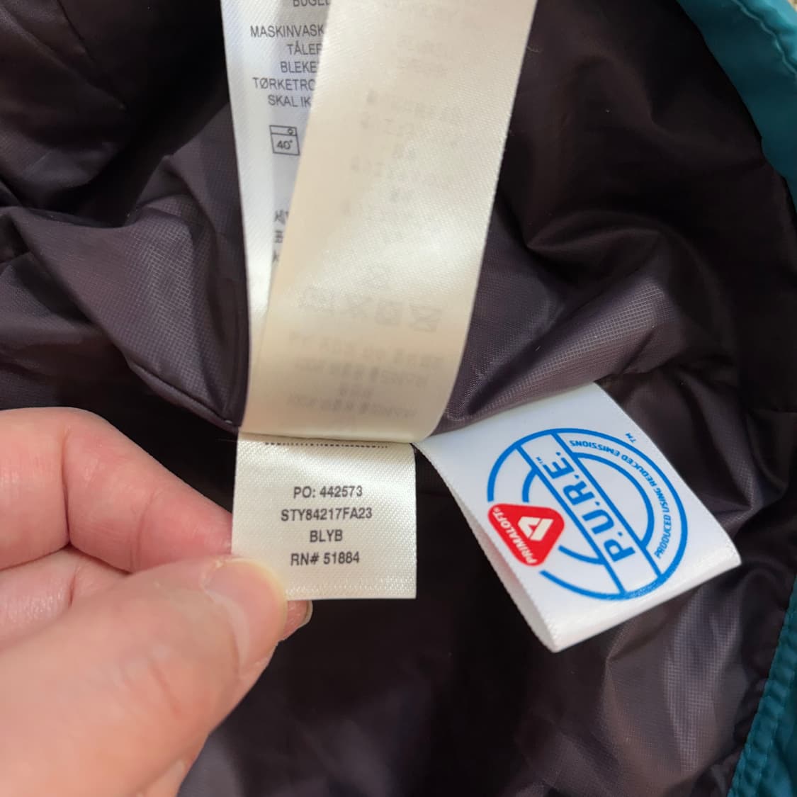 파타고니아 경량패딩 애메랄드(M) 상품이미지7