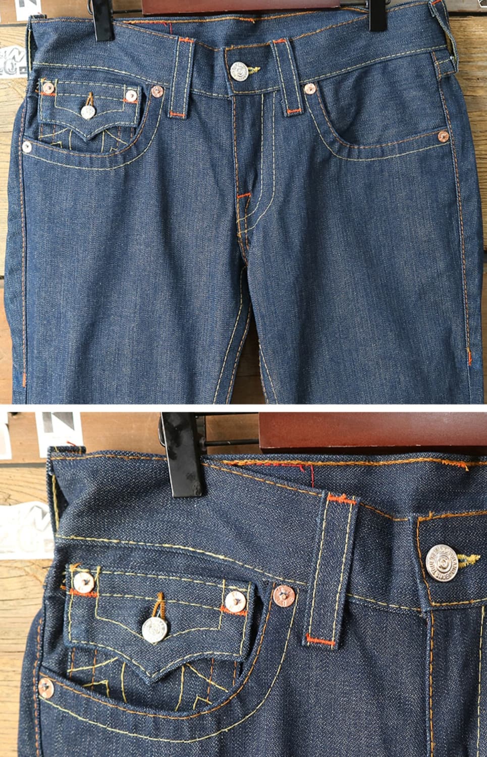 미국메이드 00S 트루릴리젼 BILLY 빌리 드레곤 자수 부츠컷 데님 상품이미지3