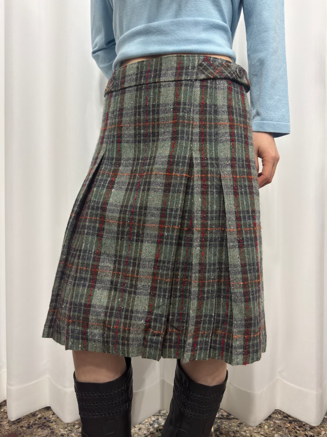 eastboy pleats midi skirt 상품이미지1